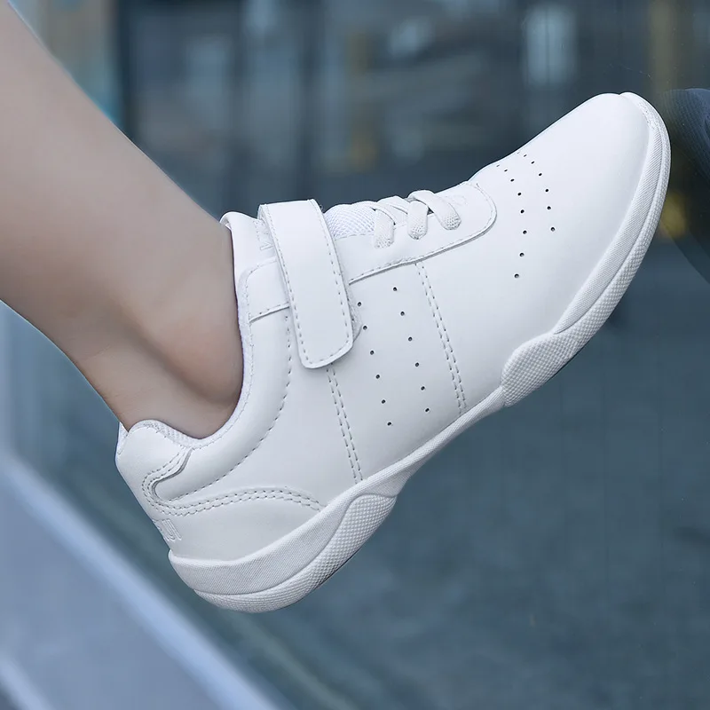 D05 Children's competitive aerobics shoes White cheerleading shoes Training and competition Dance