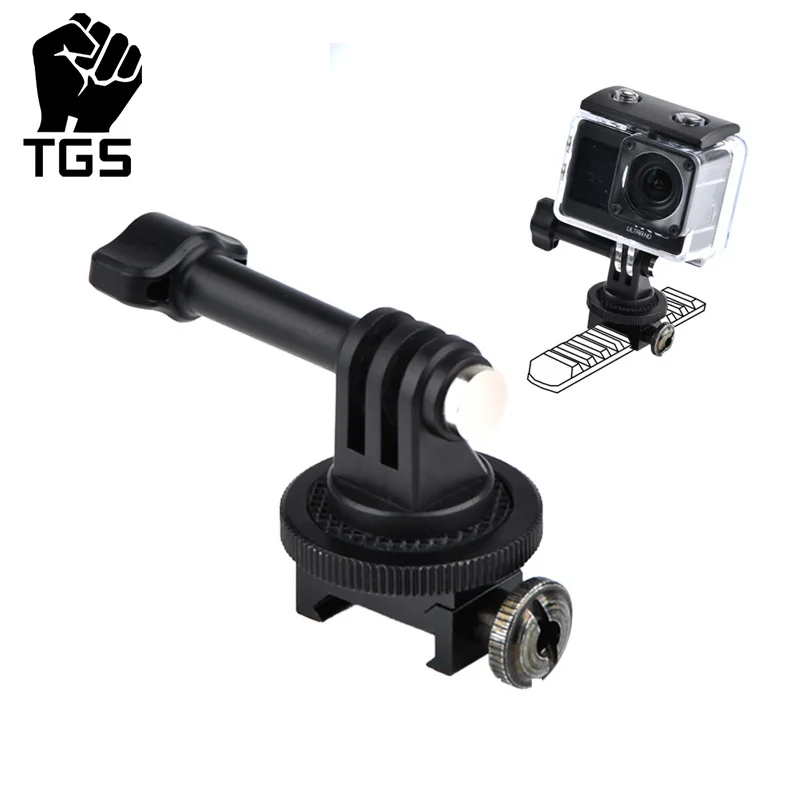 

WADSN Gopro sports camera Mount For 20mm Picatinny Rail Hunting Airsoft Accessories gun holder first person shooting video AR15