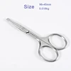 Curved Blade Eyebrow Scissors Professional Stainless Steel Precision Trimmer Eyebrow Eyelash Hair Remover Tool Nose Hair Scissor 3