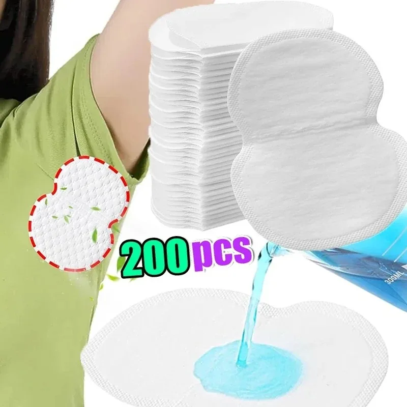 Invisible Armpits Sweat Pads for Underarm Gasket Sweat Absorbing Pads for Armpits Linings Disposable Anti Sticker armpit sweat pads