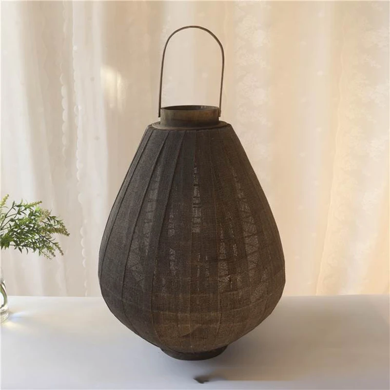 

Iron Ideas Candle Holders Lantern House Unique Floor Handle Romantic Candle Holders Birthday Chandelier Bougeoir Household Items