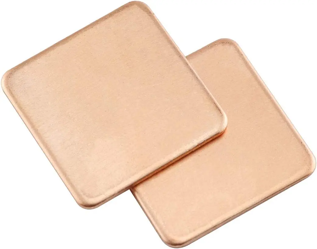 5pcs 0.3mm-2mm Thickness DIY Copper Heatsink Thermal Pad Heatsink for Laptop GPU CPU Chip Cooler