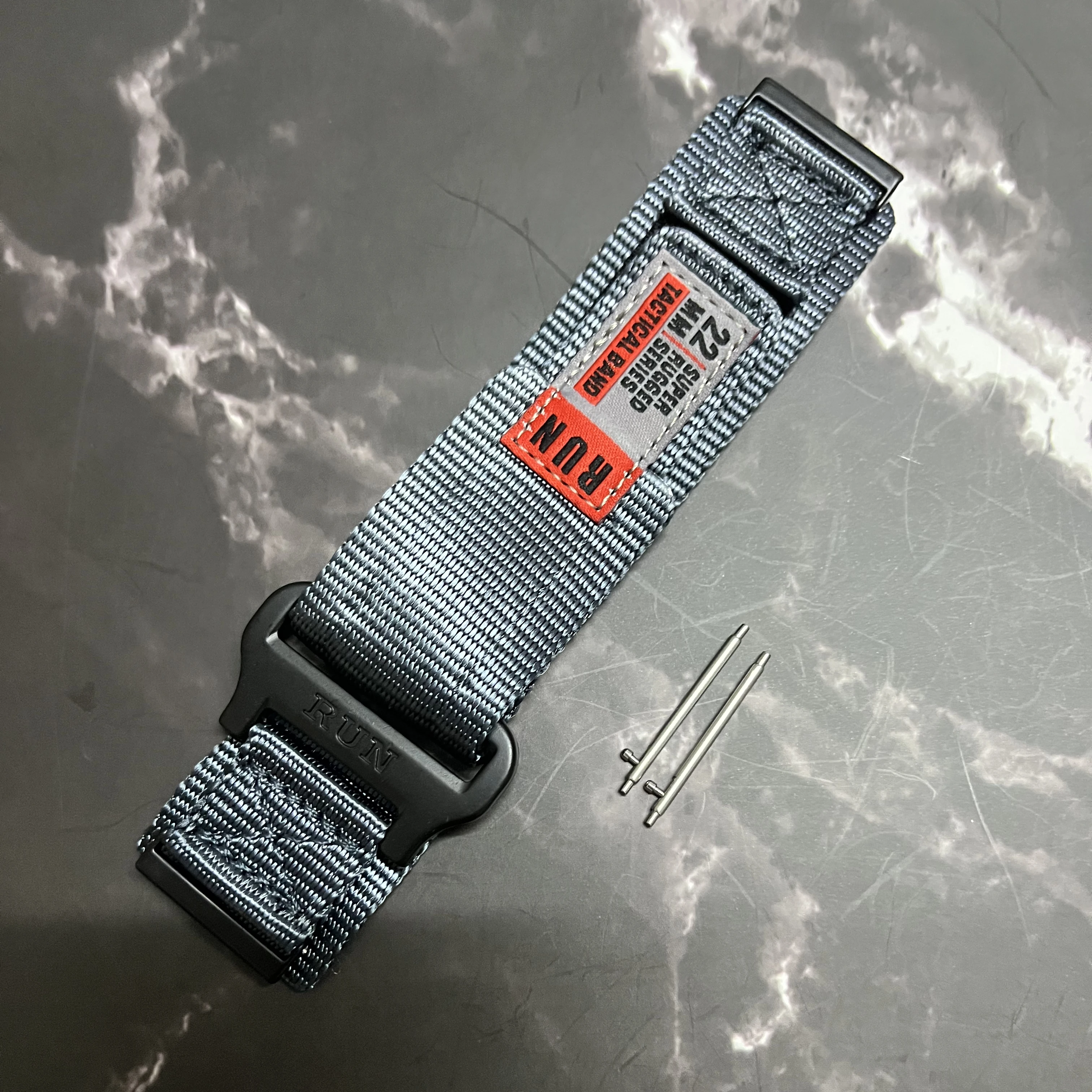 Premium 24mm Nylon Loop Strap Bracelet | Easy Fit & Replaceable Wristband Belt