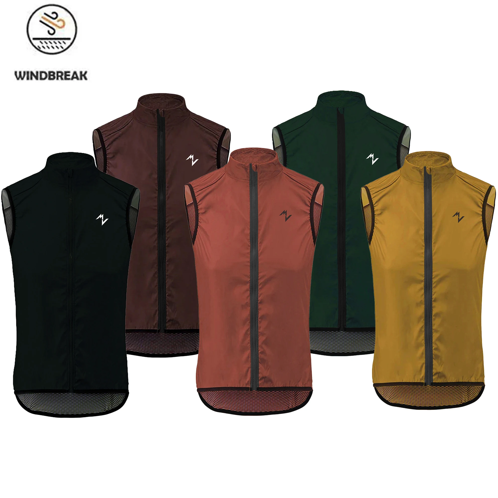 Women's Cycling Vest Windproof Sportswear Quick Dry Road Bike Sleeveless Underwear Outdoor Bicycle Shirts for Female Tops