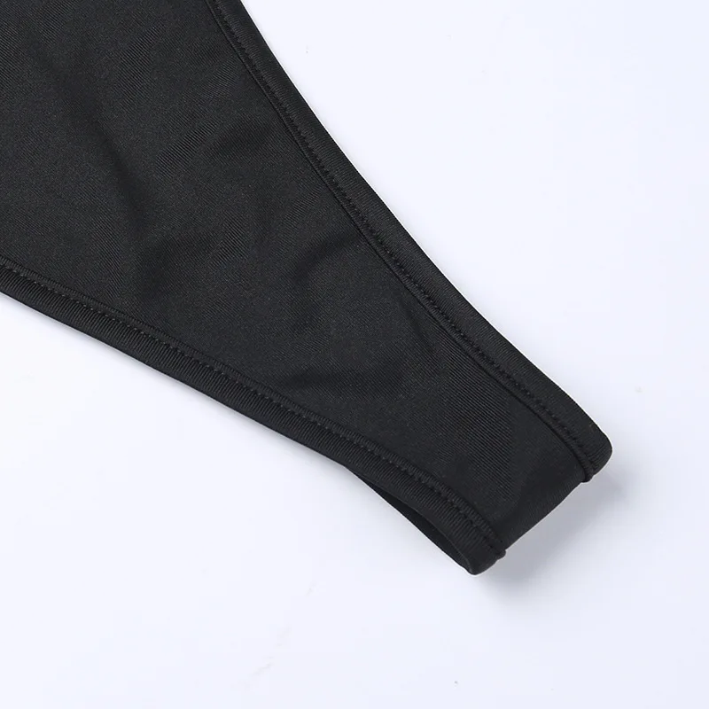 Body de manga corta con cuello alto para mujer, estilo Y2K, de una pieza con aberturas, con cordones, lencería sexy.