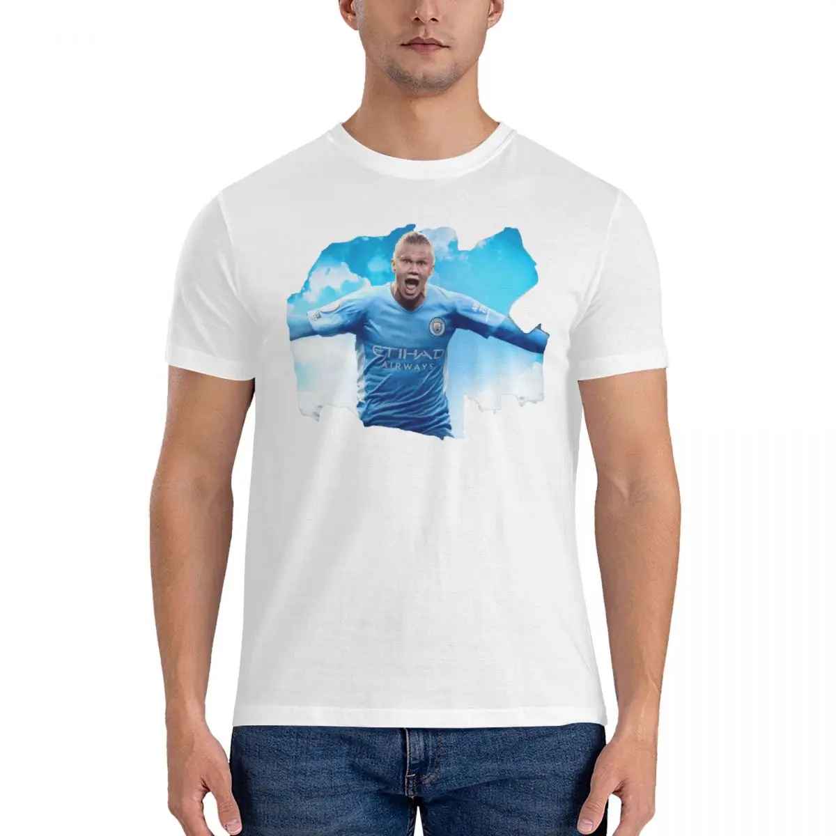 Norvegia Regno Unito Erlings E Bravs E Haalands E Hmuslimand Soccer Football Team 2 T-Shirt Humor Graphic Vintage T-Shirt Retro