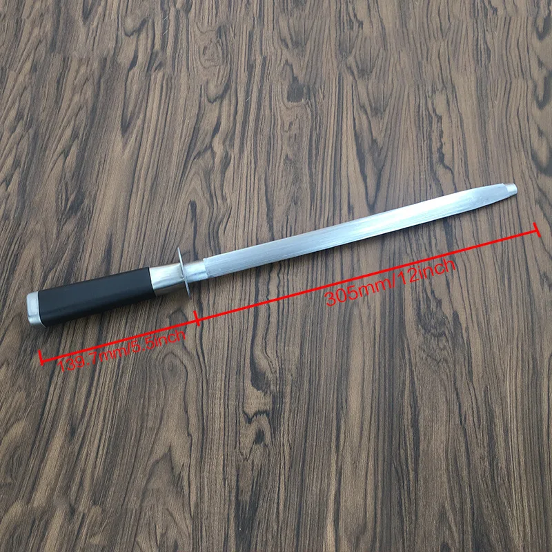 Diamond Sharpening Rod Tungsten Steel Carbon Steel  Kitchen Gadgets Slaughterhouse Butcher Ceramic Household Knife Sharpener 4