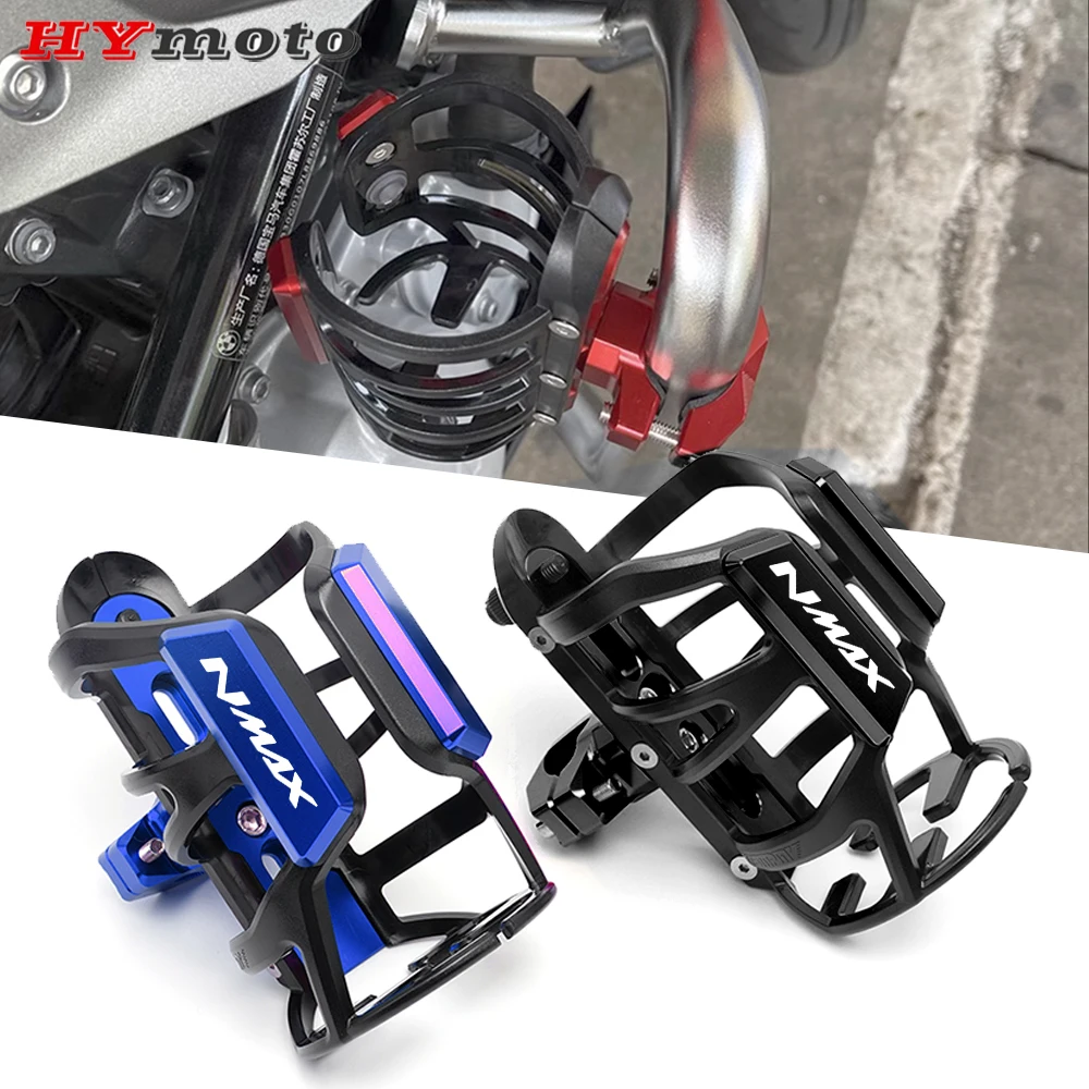

2024 Beverage Water Bottle Cage For YAMAHA NMAX155 N-MAX NMAX 125 155 CNC Aluminum Drink Cup Holder Mount Motorcycle Accessories