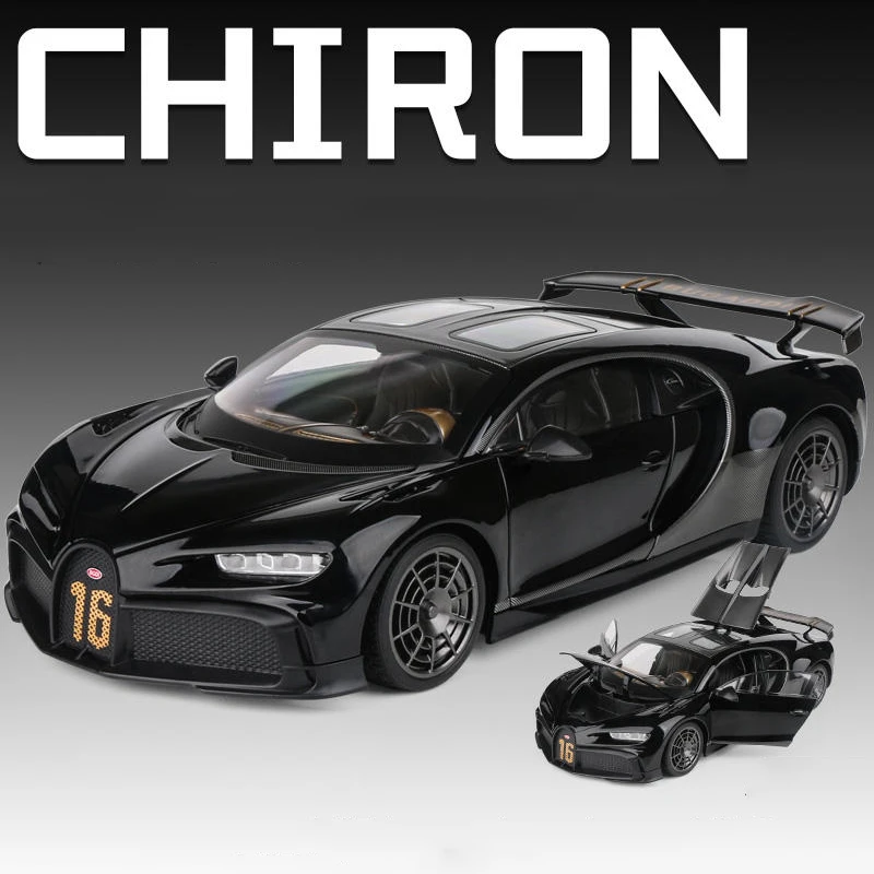 1:18 Bugatti Chiron Pur Sport Supercar Alloy Die Cast Toy Car