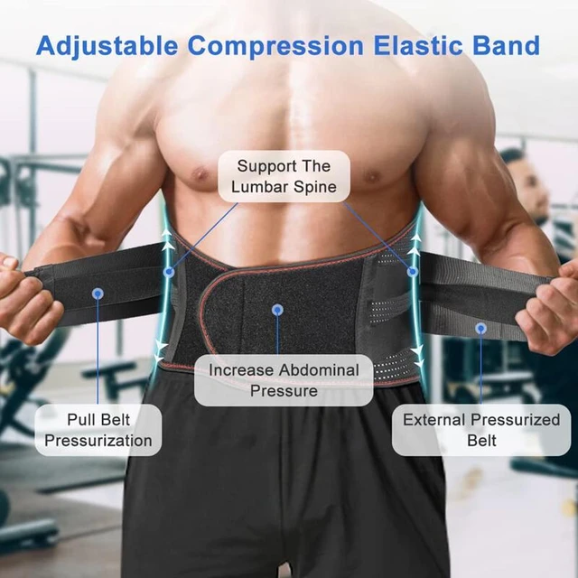 Sports Adjustable Back Lumbar Support Belt, Waist Orthopedic Corset Men  Women Spine Decompression Waist Trainer Back Pain Relief - AliExpress