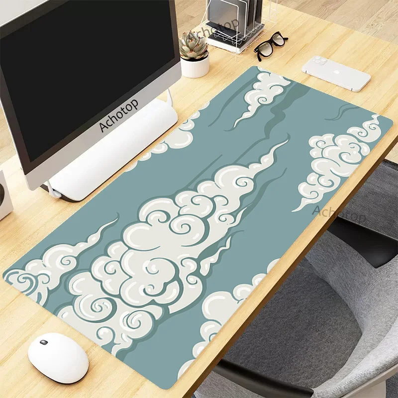 thumbnail image 1 of Alfombrilla de ratón para ordenador Gamer Strata Liquid Mousepad 900x400 XXL, alfombrilla grande para ratón en blanco y negro, alfombra para escritorio de PC, alfombrilla para teclado, 1 of 5