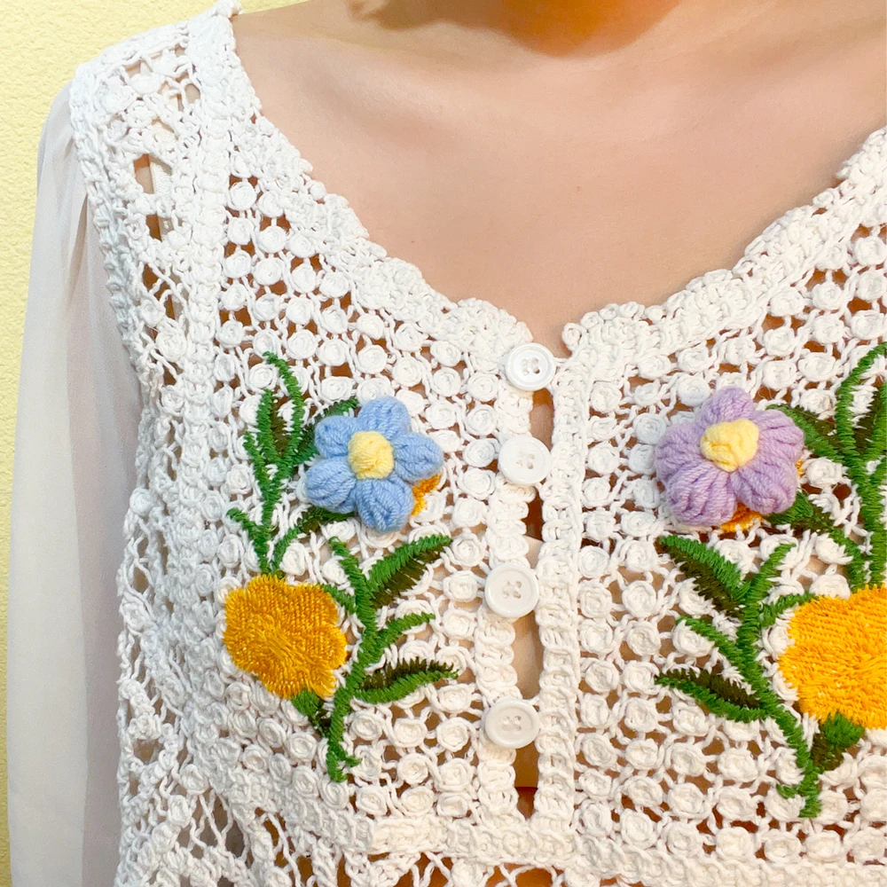 3.5cm Wool Flower Stickers DIY Shoes and Hats Handicrafts Sewing Clothes Colorful Hair Clips Decorative Accessories Puff Pompom