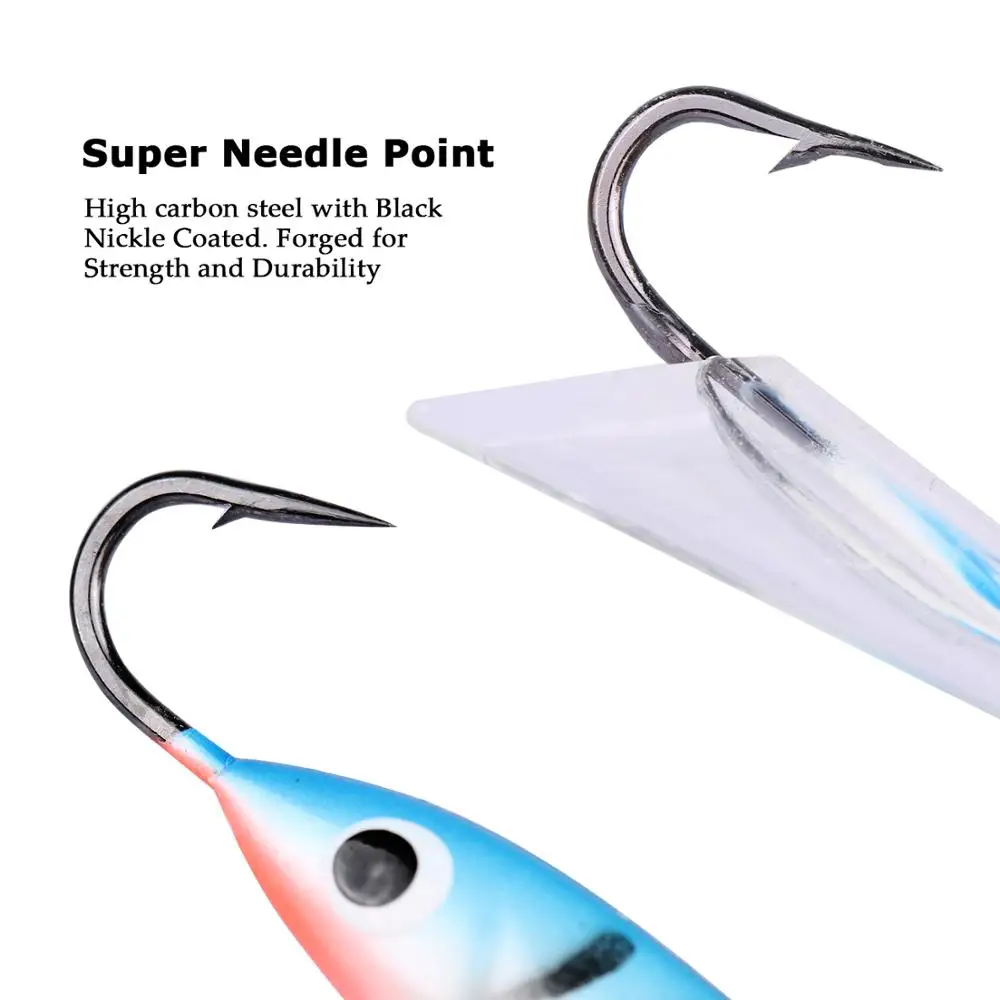Fishing lure Goture 1pc winter balancers lure 8.3cm 18g ice fishing jigging rap with a minnow profile balance for pike trout fishing 4 color