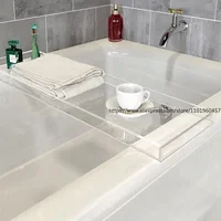 Nordic อะคริลิคถาดอ่างอาบน้ํา,ผู้ถือสปา,โต๊ะอาบน้ํา,ห้องน้ํา Organizer,Bandeja Bath Tub อุปกรณ์เสริม 1