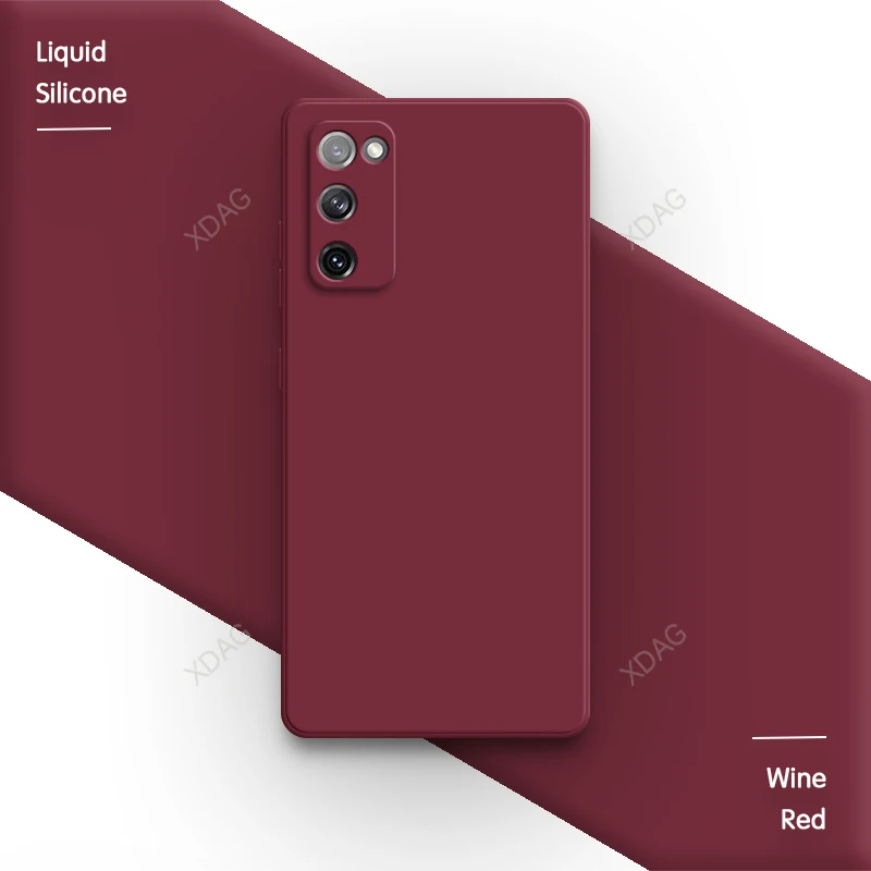 Sleek Soft Liquid Silicone Phone Case - Plain Candy Color Back Cover