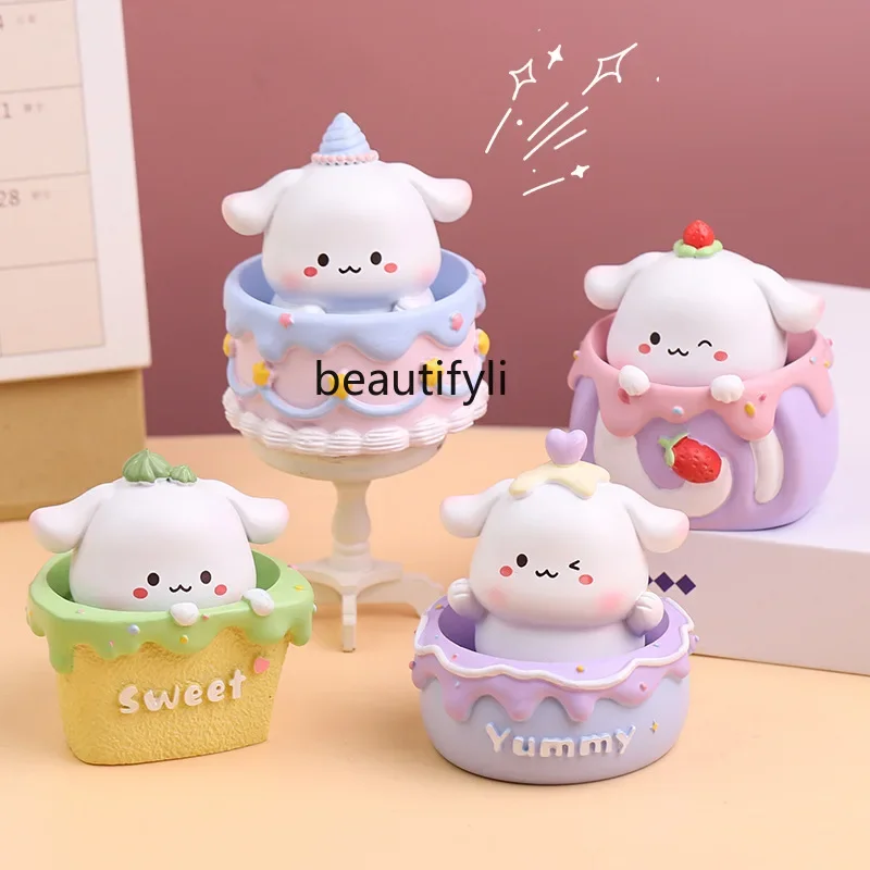 Cute mini sweet treasure girl office desktop ornament cute creative gift cartoon, children's birthday gift