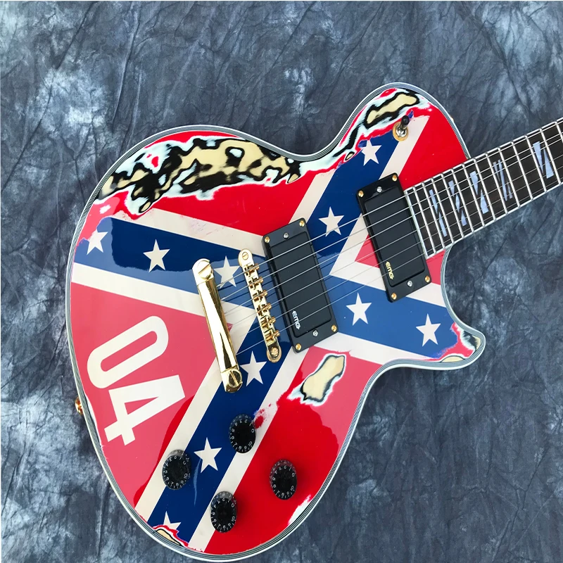 Guitarra eléctrica con bandera nacional, 22 productos y 6 nuevo estilo en tienda, oferta especial por tiempo paquete de a casa.| | - AliExpress