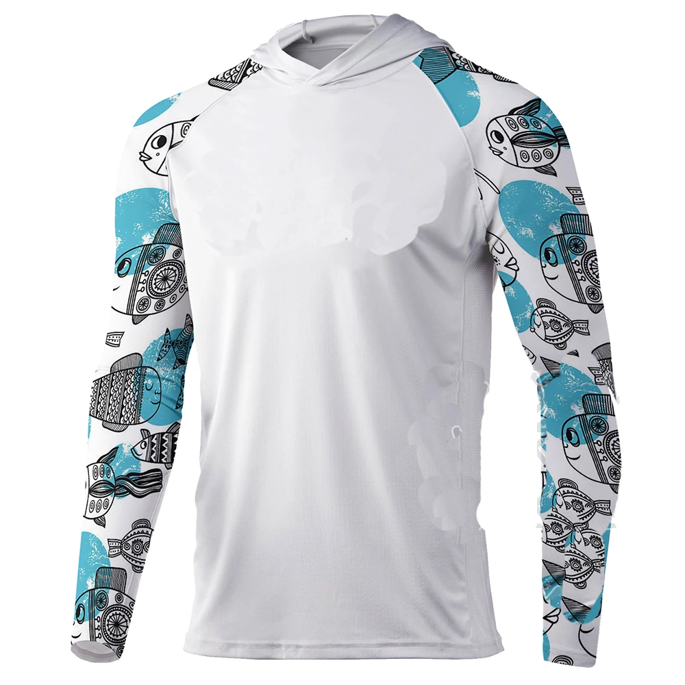 

Fishing Hoodie Shirts Men Long Sleeve Quick Dry Sweatshirt Summer Breathable Protection UV Fishing Clothing Camisa De Pesca