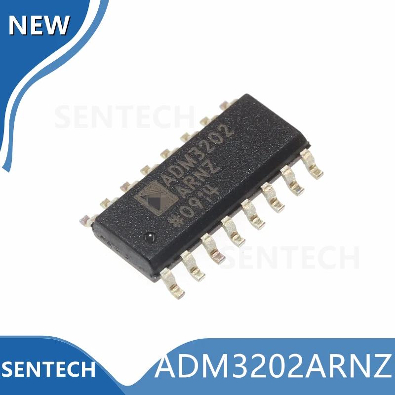 

10 шт./партия, новые оригинальные устройства интерфейса ADM3202ARNZ SOIC-16 высокоскоростные и двухканальные RS232/V.28