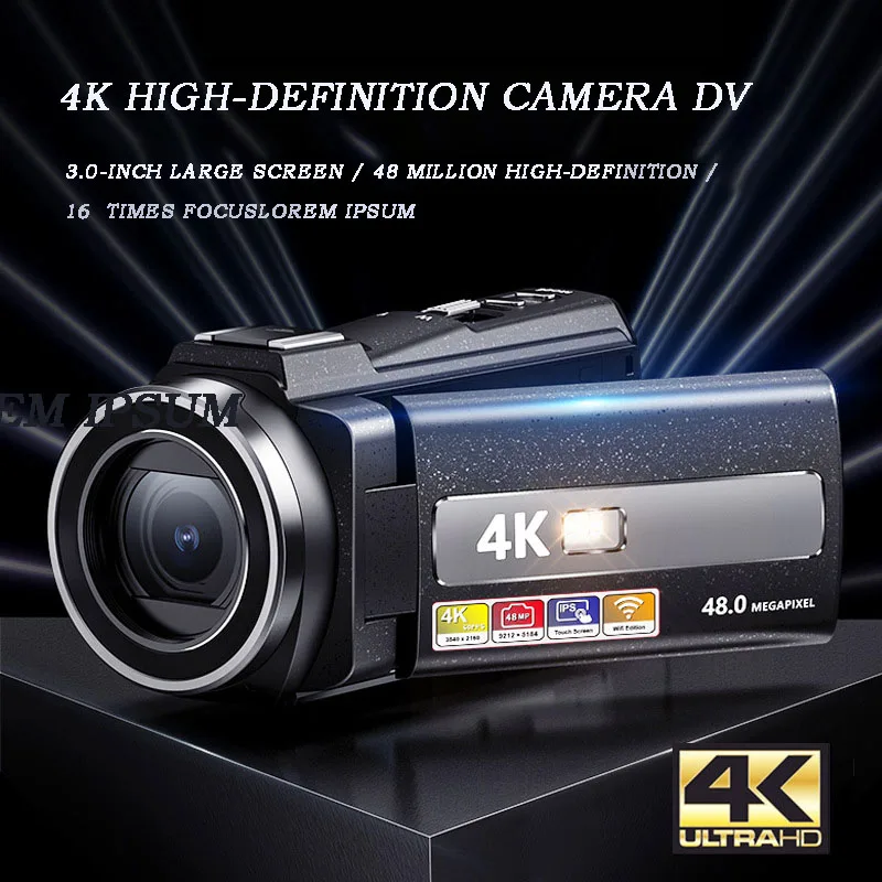 4kHighDefinitionDigitalCameraWiFiHandheldProfessionalCamera30
