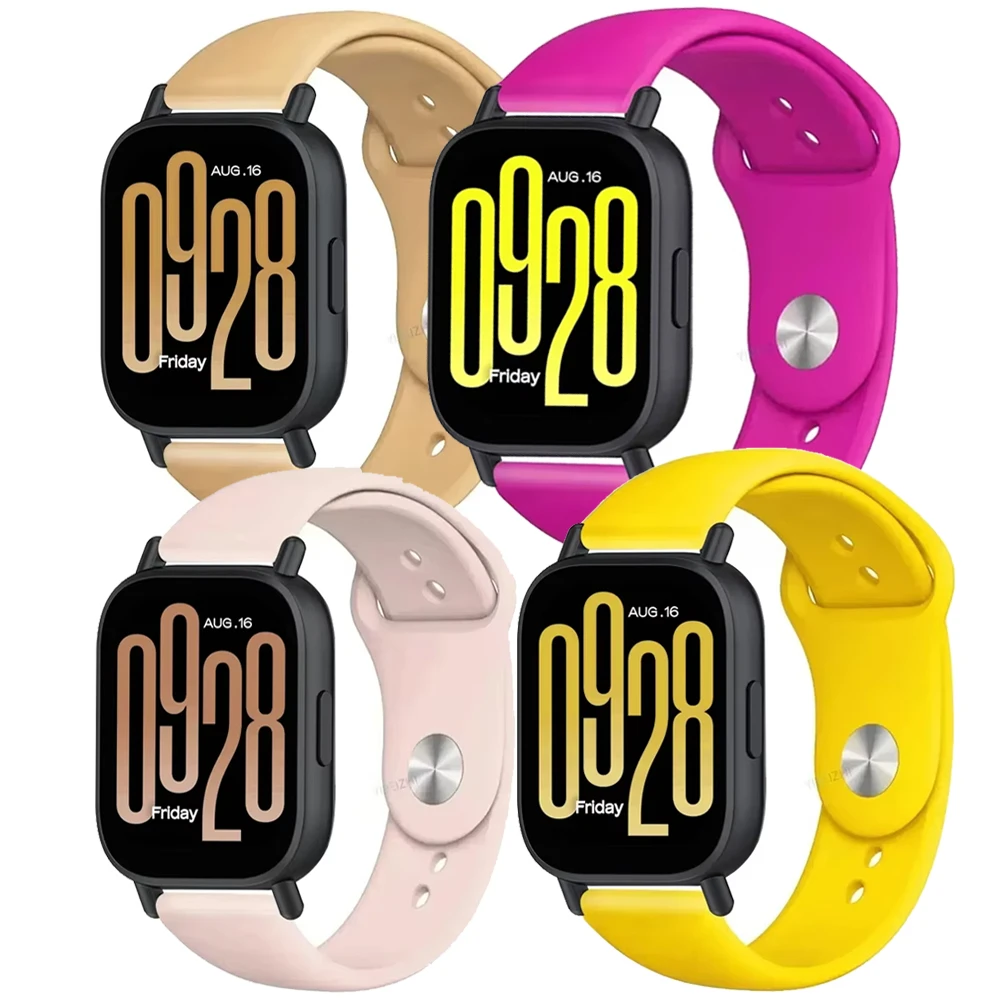 Silicone Sports Watch Strap Bracelet - Universal Fit for Popular Smartwatches (20mm/22mm)