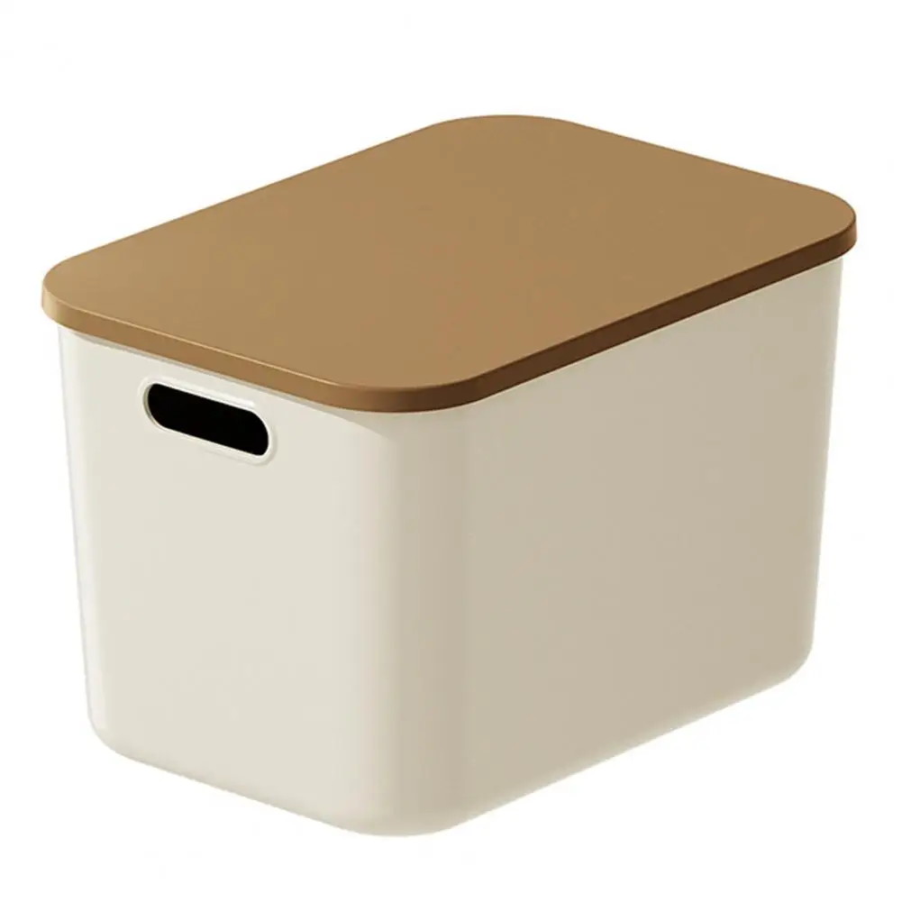 Plastic Storage Box Capacity Stackable Storage Box with Lid Handle for Makeup Toys Sundry Organization Home Office or Desktop
