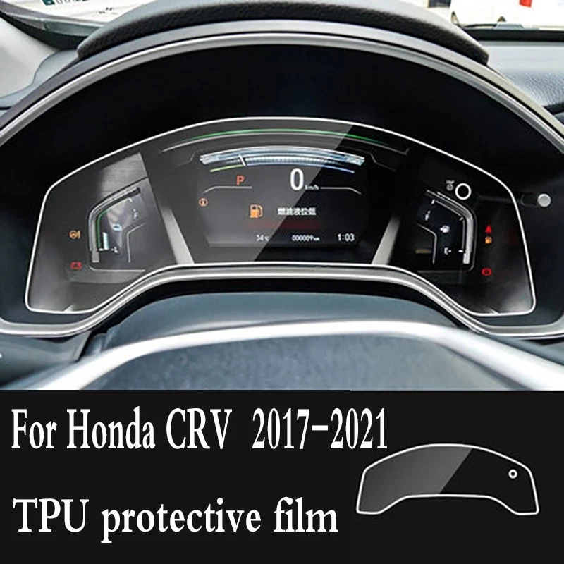 

For Honda CR-V CRV 2017-2021 Automotive interior Instrument panel membrane LCD screen TPU protective film Anti-scratch