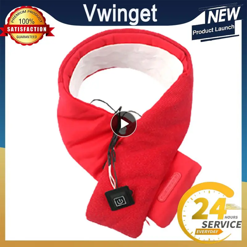 

Шарф с электрическим подогревом, перезаряжаемый через USB, имитация кроличьего меха, мягкий 3-ступенчатый, контроль температуры, обогреватель для шеи, для скалолазания