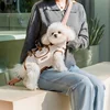 Small Dog Harness Bag Dog Leash Outdoor Portable Breathable Traction Puppy Backpack Can Be Carried Cat Sling Bag Pet Supplies 4