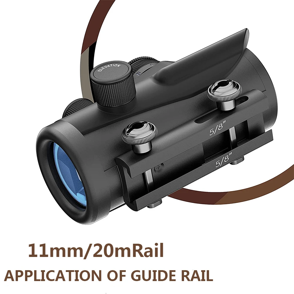 Red Dot Sight Rifle Scope Holographic Collimator 1x30mm Red Dot Sight Tactical Red Green Blue Dot Collimator Reflex Sight Hunting Optics Rifle Scope for 11/20mm Rail Mount