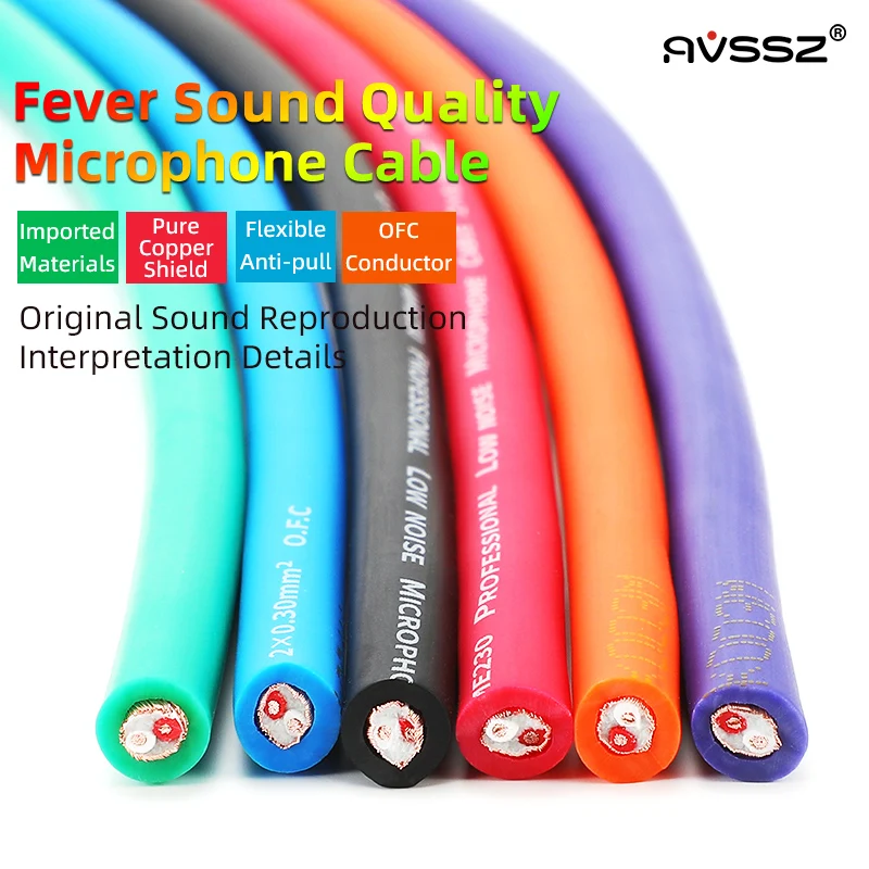 Microfono Cavo Audio Hifi Bilanciato Xlr Cavo Schermato Dual Core Organo Elettronico Mixer Per Chitarra Cavo Segnale A Cancellazione Di Rumore