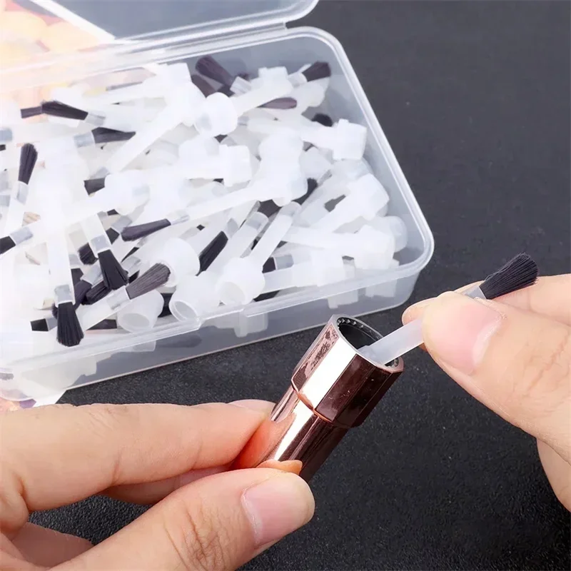 Disposable Nail Polish Brush Kit - 25/66pcs Manicure Tool Set for Nail Powder and Liquid Applications