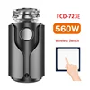 Food Waste Disposer 1200ml Capacity Food Crusher 560W Stainless Steel Grinder Kitchen Appliances Garbage Disposal Material 1
