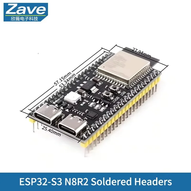 ตัวเลือกสินค้า ESP32-S3 โมดูลพัฒนา WiFi บลูทูธ ดูอัลคอร์ Arduino IoT
