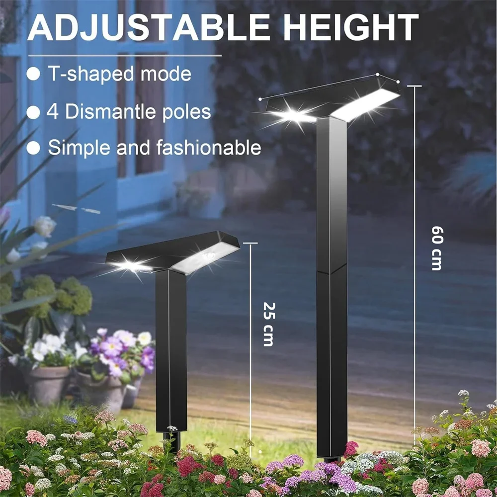 1/4 Pack Solar Pathway Lights solar lights solar wall lamp solar ground lights lawn lamp garden lighting Outdoor IP65 Waterproof Garden Lamp Landscape for Lawn
