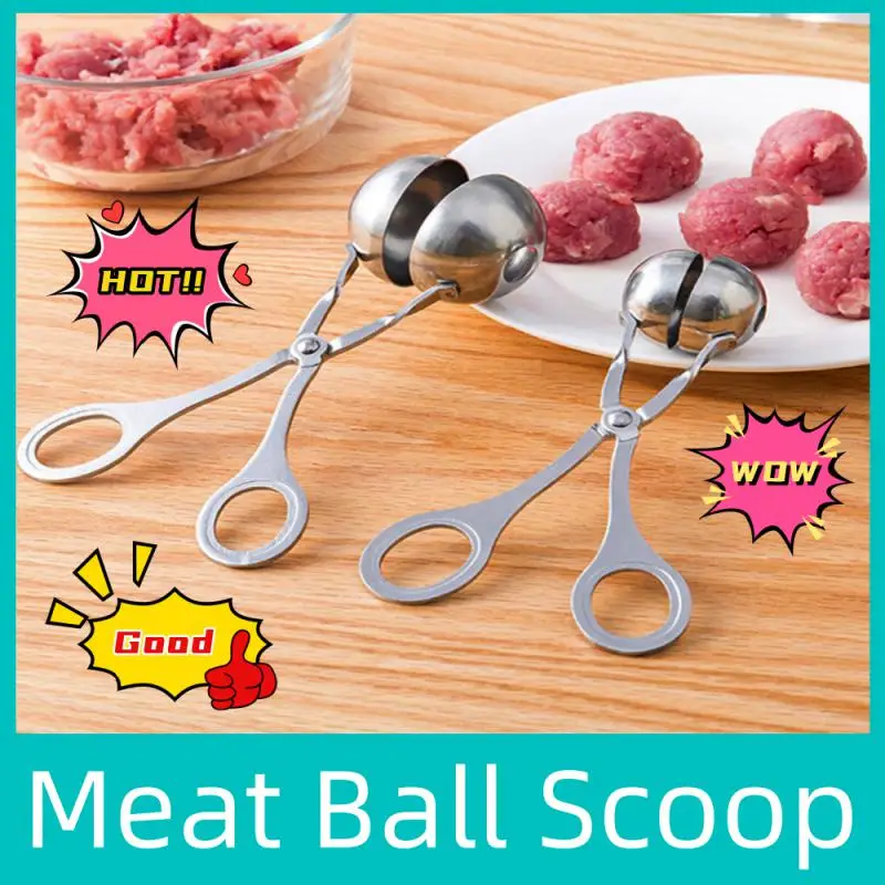 Meatball Maker Tool Clip Newbie Antiaderente Farcito Palla Di Carne Cucchiaio Shaper Cooking Scoop Accessori Da Cucina In Acciaio Inossidabile