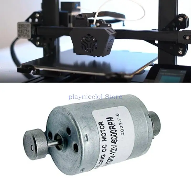 

Small and Powerful Double Shaft Vibration Motor DC12V Motor with 2 Eccentric Rotating Wheels Strong Power 31MM Long