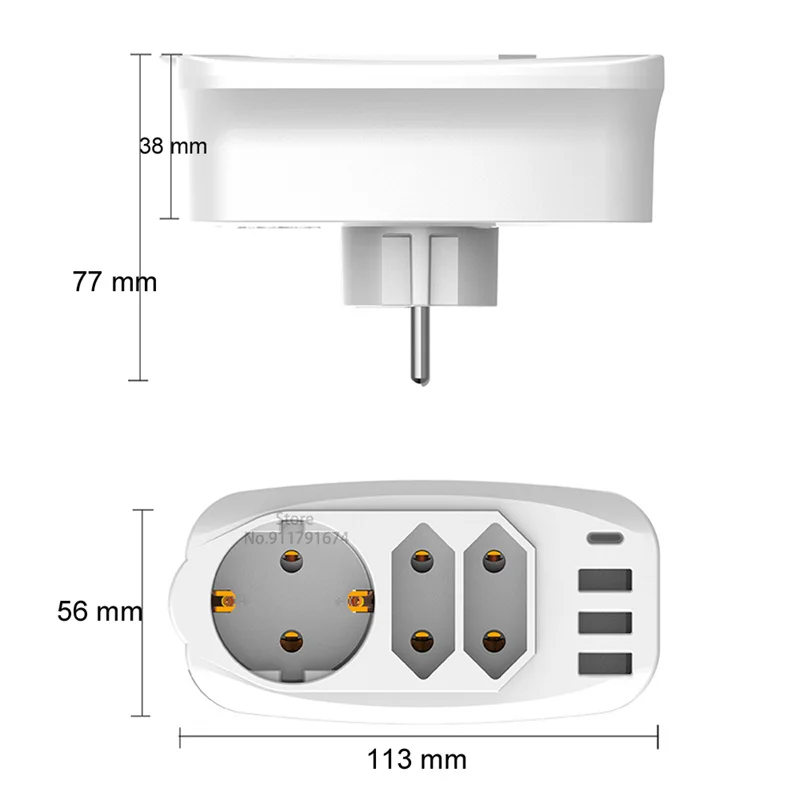 Sopend-  7  1  , EU ÷  3  USB Ʈ 3 , Ȩ ǽ  cŸ  ÷  1 