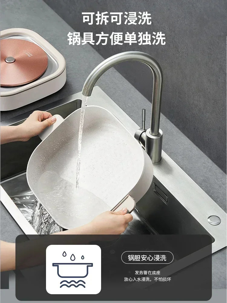 Joyoung Household Electric Hot Pot. Multifunctional Mandarin Duck. Split Design. Large Capacity. Cook Delicious Meals. 3