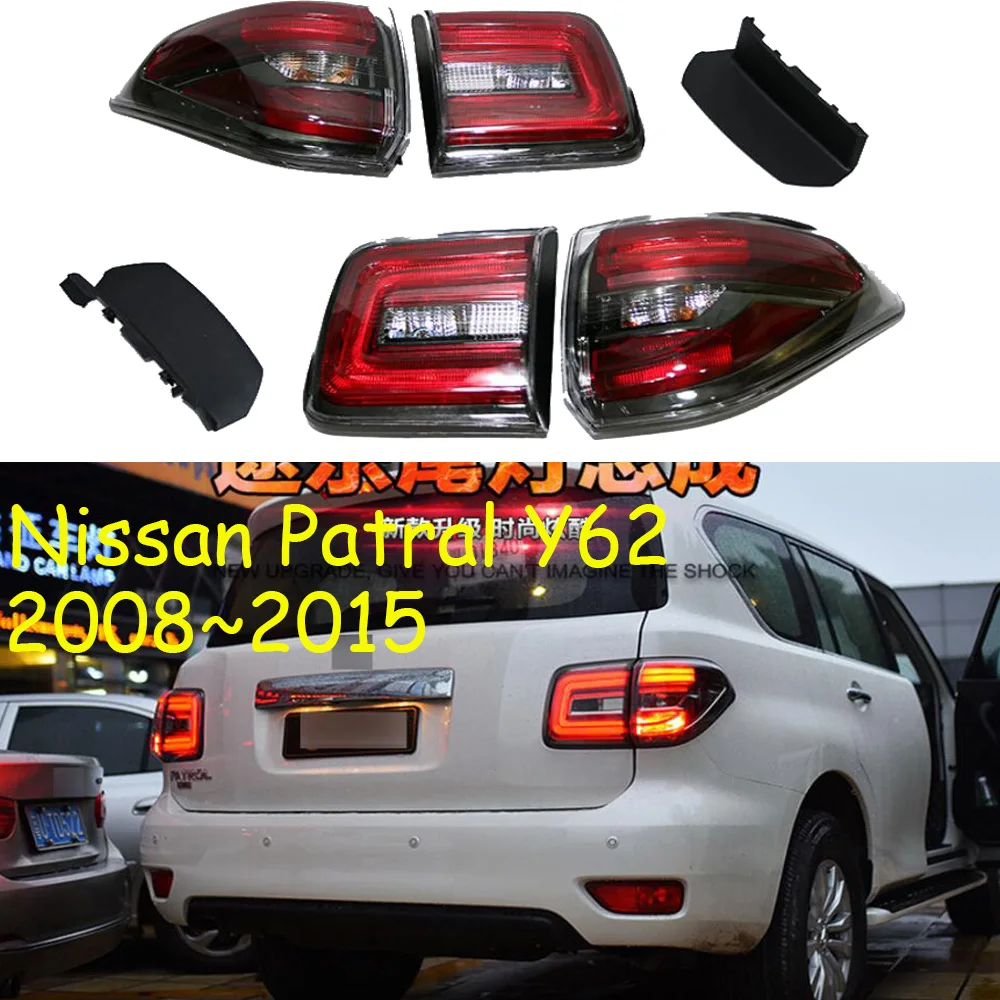 

Автомобильный Стайлинг для Nissan, задние фонари Y62, светодиодсветодиодный 2008-2015 года, автомобильные аксессуары, задний фонарь для патрулирования, задний фонарь, 4 шт.