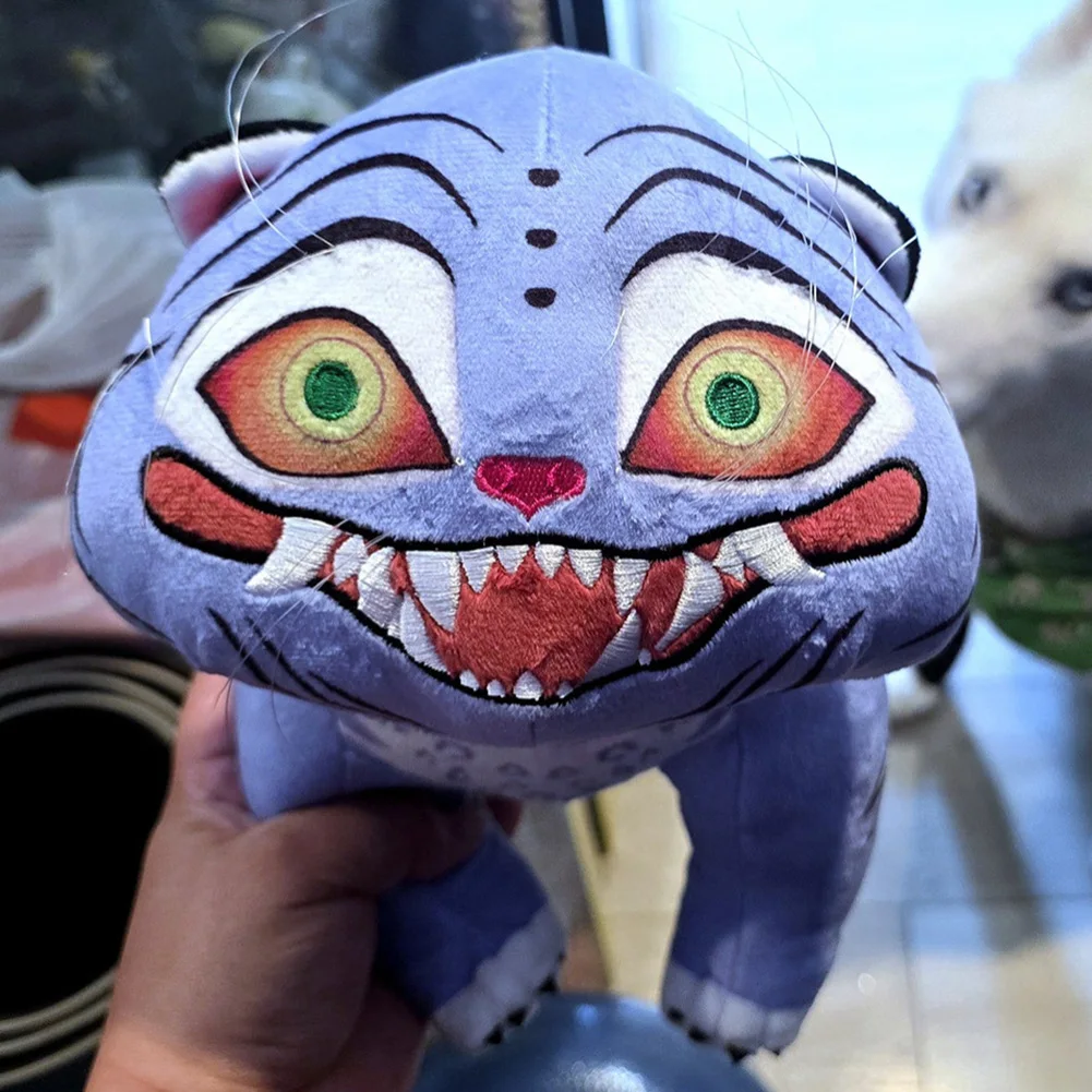 14cm Anime Kpop Demon Hunters Tiger Plush Toys Cute Blue Tiger Derpy Sussie Dolls Toy Monster Hunt Girl Group for Birthday Gifts