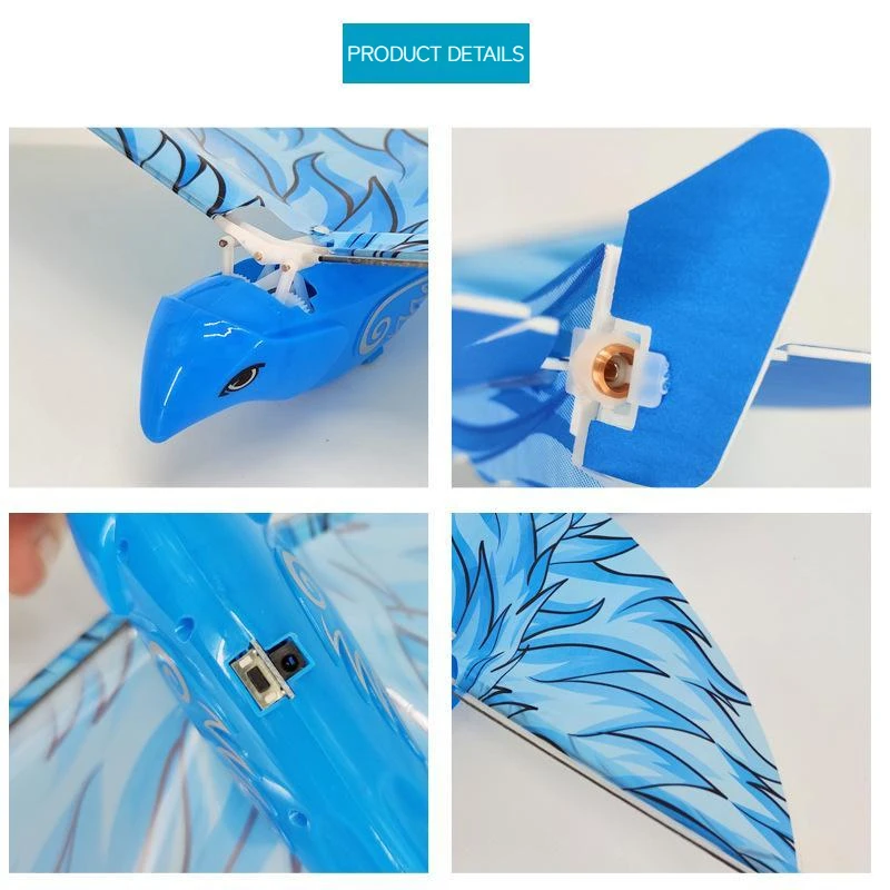2.4ghz Remote Control Bionic Bird Tumbling Free Interactive Flight Electric Luban Bird Cool Toys For Children Gift 3
