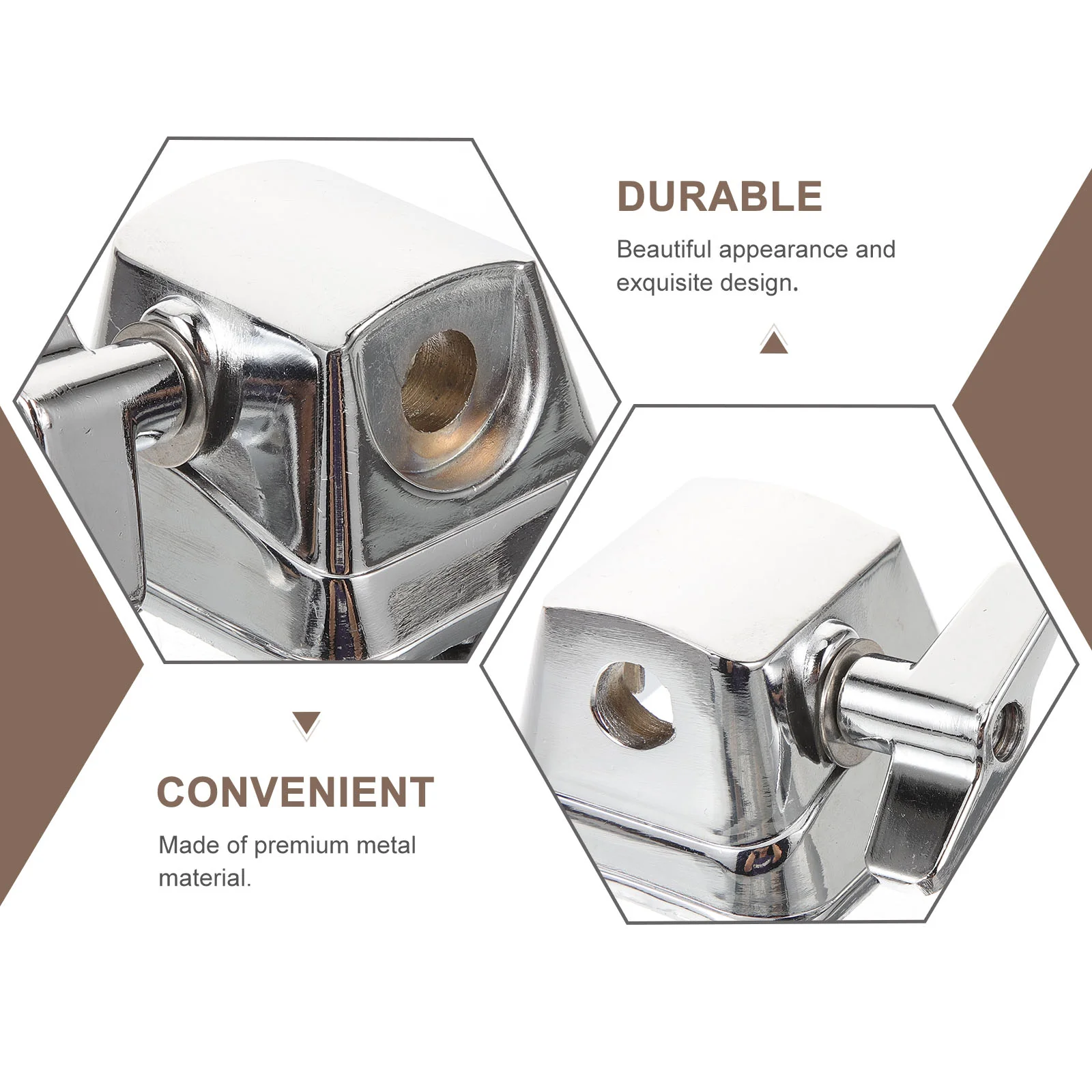 Alloy Drum Saddle Tom Drum Kit Mount Bracket Instrument Parts Snare Percussion Bases Mellophone Stand Floor Clamp