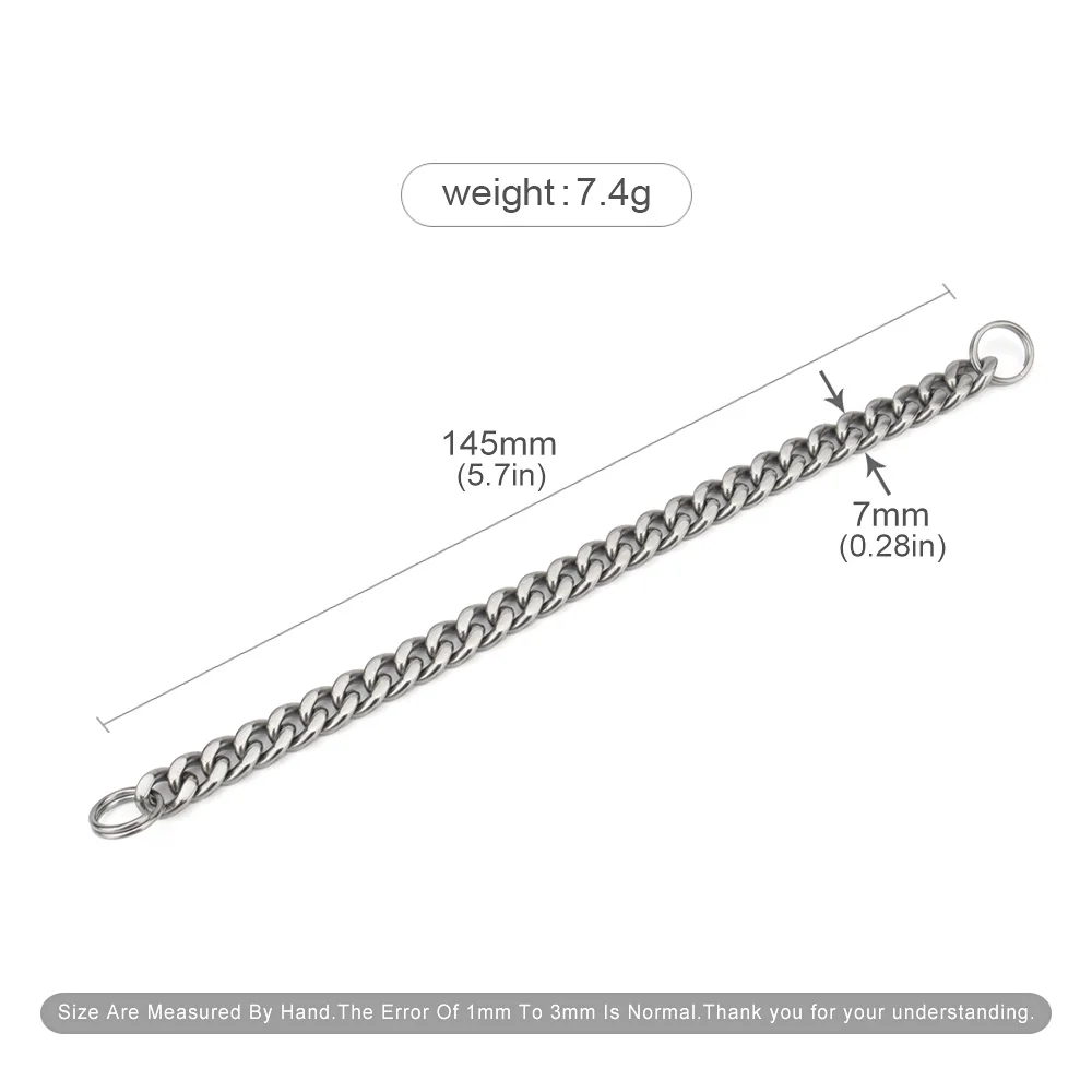 14.5cm Titanium Alloy Key Chain DIY Connection Accessories Multi-function Outdoor Tool EDC