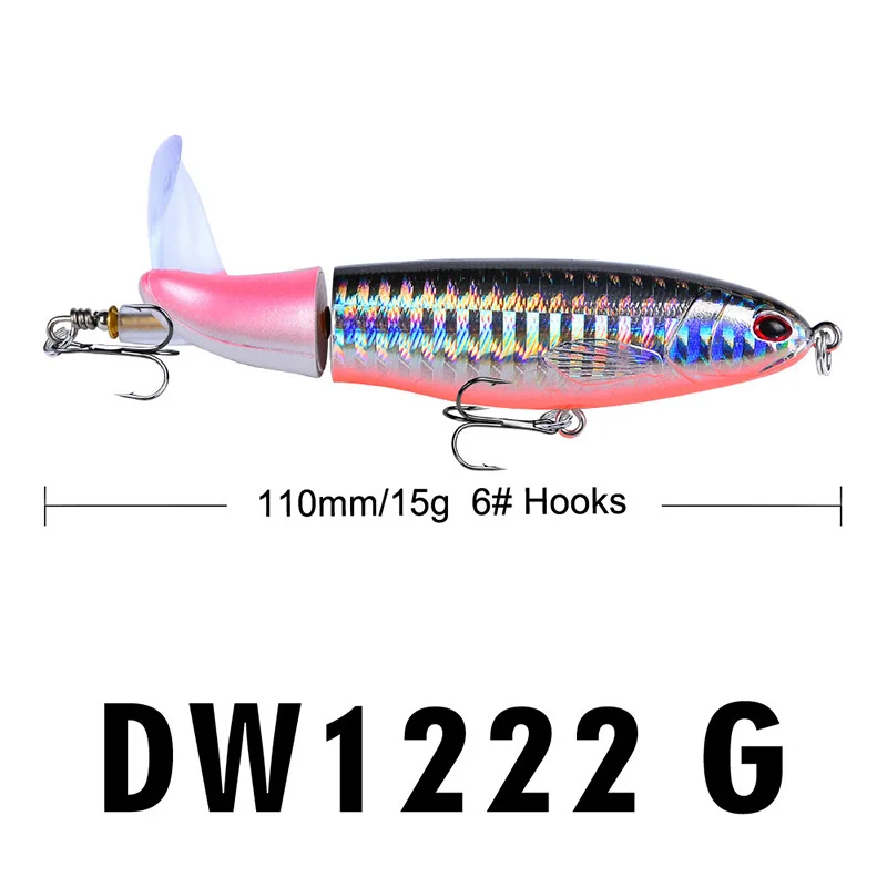 Whopper Popper 15g/36g Topwater Fishing Lure Artificial Bait Hard Plopper  Soft Rotating Tail Fishing Tackle Geer Fishing Lures - AliExpress