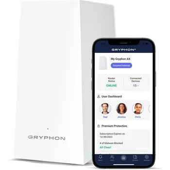 Gryphon AX – Ultra-Fast Mesh WiFi 6 Parental Control Router – Advanced Content Filters and Next-Gen Firewall 1