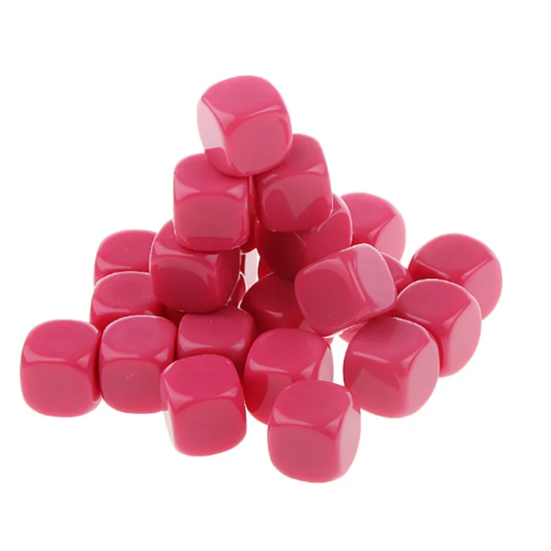 Filleted Corner Blank Dice 10 Pcs/lot game dice dice set for DIY Puzzle Game