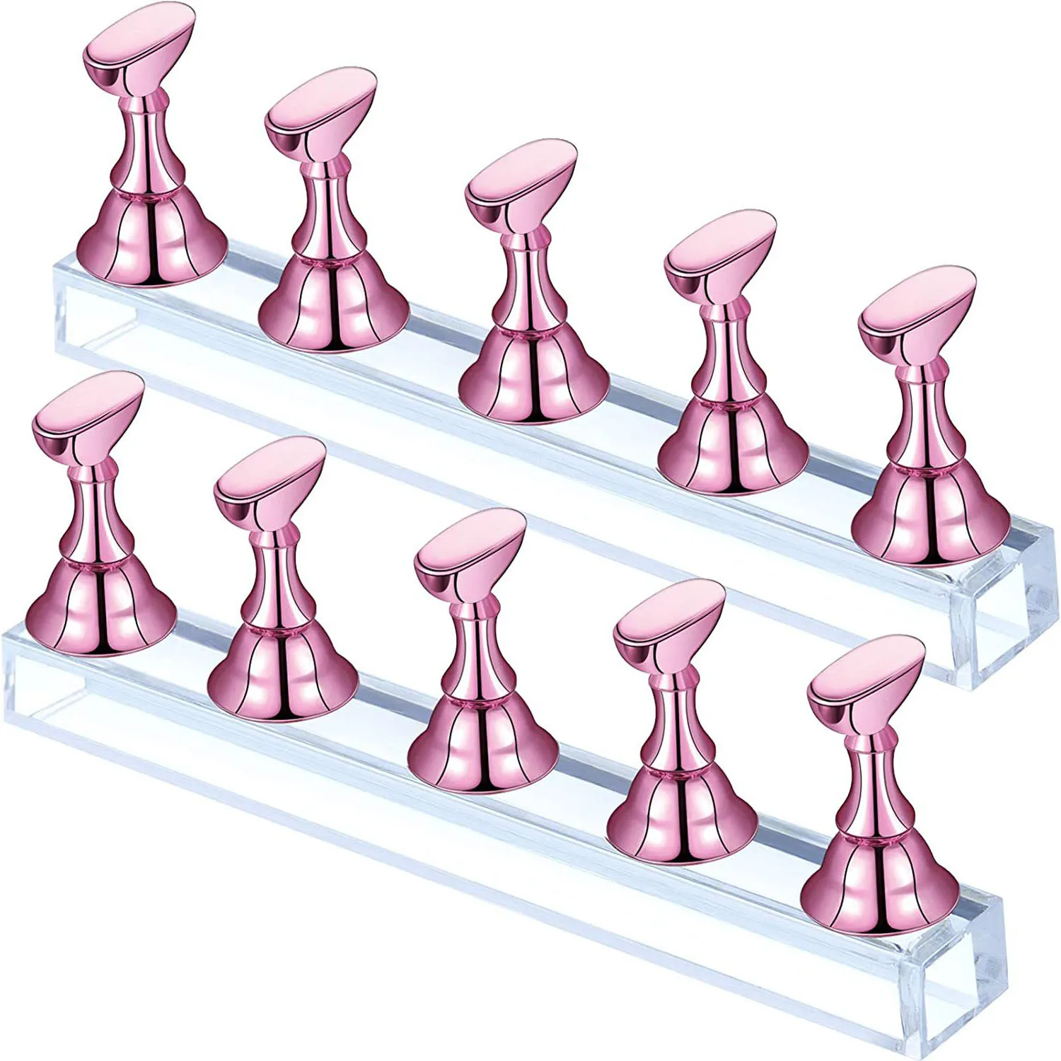 Nail Art Creativity Kit | Complete Set with Brushes, Dotting Pens, Practice Holder & Adhesive Putty