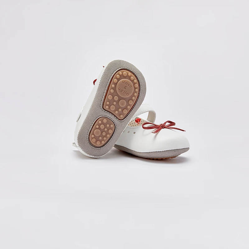 Dave Bella Baby Toddler Shoes White Baby Shoes Soft Bottom Non-slip Kid Girls Boys Princess Children DB1240214