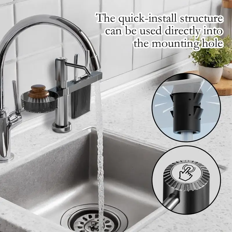 Dish Soap Dispenser Press Counter Sink Soap Dispenser Shelf Design Kitchen Gadgets For Hotel Laundry Room Restaurant Work Area